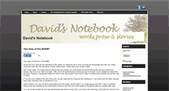 Desktop Screenshot of davidsnotebook.com
