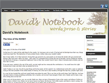Tablet Screenshot of davidsnotebook.com